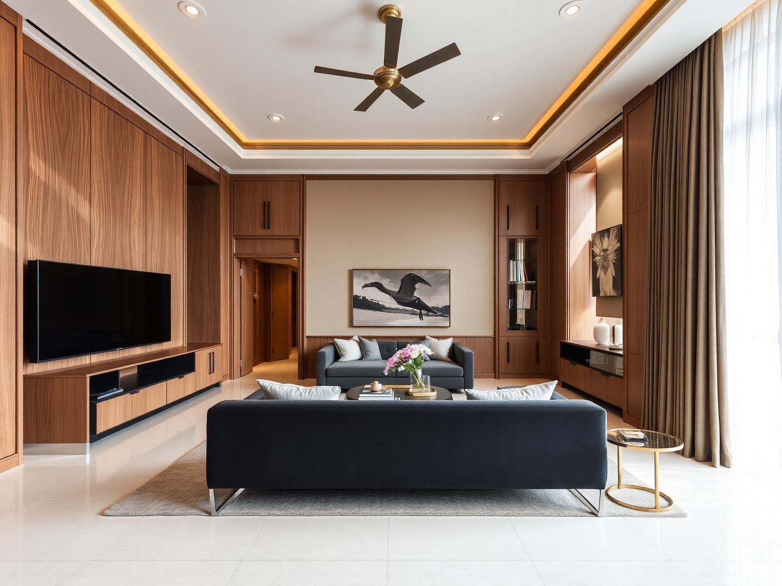 Completed 4 BHK interior at Sobha Windsor, Bangalore